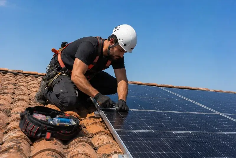 Maintenance et monitoring de panneaux solaires à Saint-Julia