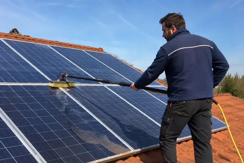 Nettoyage et entretien de panneaux solaires à Saint-Julia